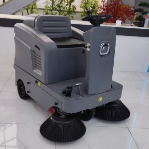 Electric Self-Propelled Floor Sweeper for Warehouse and Parking Lot Cleaning