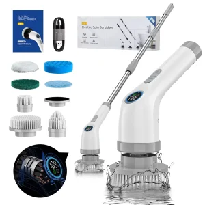 Electric Spin Scrubber Cordless Cleaning Brush Rotating Kitchen Scrubber Durable