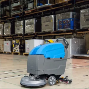 Electric Tile Scrubber Machine Floor Scrubber Manual Battery for Cleaning