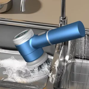 Electric Toilet and Bathroom Spin Scrubber Brush for Bathtubs and Kitchen