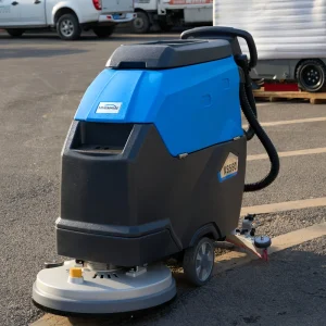Electric Walk-Behind Floor Scrubber Machine Industrial Floor Cleaner for Supermarkets and Retail Stores