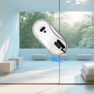 Electric Window Cleaning Robot with Double Suction Cups and Intelligent Navigation