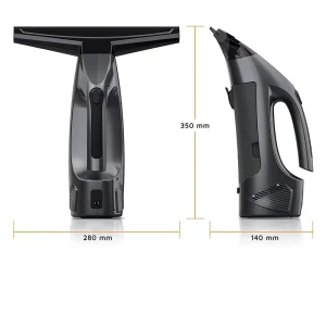 Electric Window Vacuum Glass Cleaner with 2200mAh Battery for Car Hotel & Household Use
