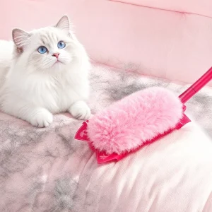Electrostatic Duster with Antibacterial Treatment and Strawberry Scent