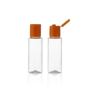 Empty Press Top PET Plastic Travel Sized Hand Sanitizer Bottle with Pump Sprayer for Facial Cleanser 30ml
