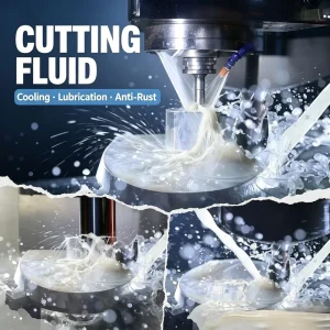 Emulsifiable Cutting Concentrate Semi Synthetic Metalworking Fluid High Dilution Ratio for Multi Metal CNC Milling and Turning