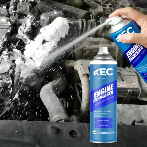 Engine Surface Cleaner Degreaser Water Based Foaming Formula Spray Lemon Fragrance 500ml pH 8.7 Heavy Duty Car Clean
