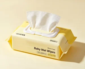 Environmental Friendly OEM Biodegradable Wet Wipes for Baby Organic Water Cleansing Wet Wipe 80ct Thickened Hand Mouth Baby Wipe