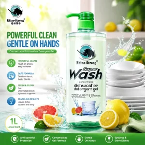 Environmentally Friendly Lemon Fragrance with High Standards Can Clean Fruit Detergent 1L Factory OEM ODM