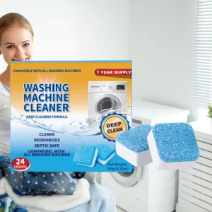Enzyme Based Formula High Efficiency Washing Machine Cleaning Tablets for Household