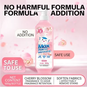 Enzyme Underwear Laundry Detergent Liquid Eco-Friendly 99.9% Antibacterial Blood Stain Removal Cherry Blossom Scent 500g