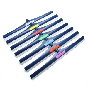 Epoxy Flooring Tools 24 Inch Speed Rubber Squeegee Light Weight Notched Blade Floor Squeegee for Epoxy