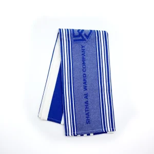 European Style 100% Organic Cotton Kitchen Dish Towels Custom Logo Extra Large Soft Absorbent Woven Jacquard Cotton Tea Towel