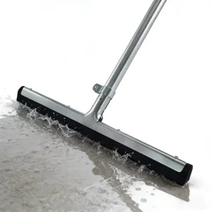 Eva Heavy Duty Metal Floor Squeegee with Durable Rubber Blade Commercial Grade Cleaning Tool Garage Warehouse Ground