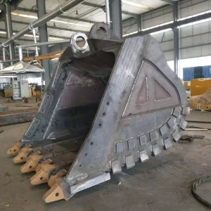 Excavator Heavy Duty Mine Rock Bucket Wear Resistant Hard Steel Digging Bucket for Mining Quarry Project