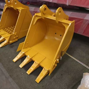 Excavator Standard Bucket Heavy Duty Digging Bucket Durable Rock and Soil Bucket Attachment for Construction and Quarry