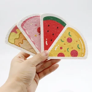 Expanding Dual-Sided Non-Scratch Cleaning Sponge