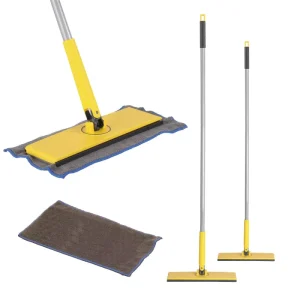 Export Window Washing Mop Assembleable Detachable Rod Washable Cloth for Indoor Outdoor Glass and Floor Sweeping