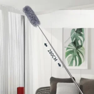 Extendable 2.8 m Curved Static Duster and Window Cleaning Brush
