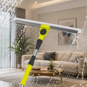 Extendable Eco Friendly TPR Squeegee with Scalable Design Durable for Bathroom Kitchen Patio and Glass Floors