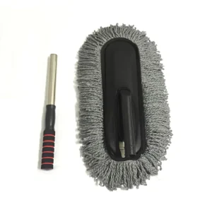 Extendable Long-Handle Microfiber Car Duster and Cleaning Brush