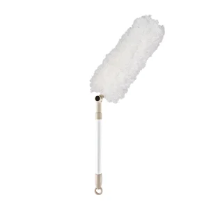 Extendable Microfiber Feather Duster with Long Retractable Handle for Cleaning