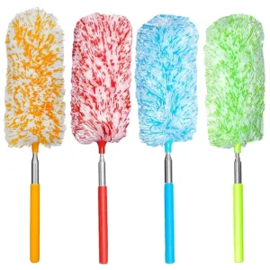 Extendable Microfibre Feather Duster with Extension Pole
