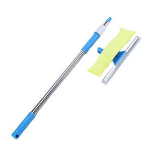 Extendable Squeegee Silicone Microfiber Window Cleaner Set