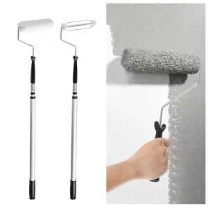 Extension Use Graffiti and Paint Extension Tool Aluminum Mini Telescopic Roller Brush Set