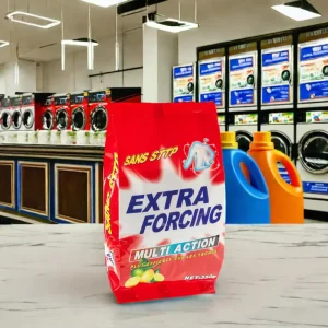 Extra Forcing 350g High Formula Lemon Scented Laundry Powder Soap High Foam for Hand Washing Machines Apparels Africa