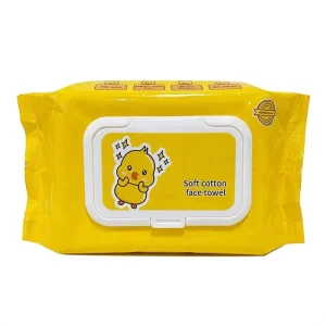 Extra Soft Antibacterial Non Woven Baby Wipes Eco Friendly Hand Face Cleaning Wet Tissue Paper 80 Pieces