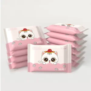 Extra-Soft Baby Wipes, 10 Count, RO-Purified Water, Non-Irritating, Eco-Friendly