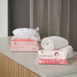 Extra Thick Disposable Soft Tissue Pull Out Style for Beauty Salons Makeup Removal Paper Household Item