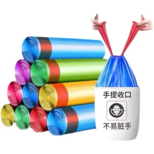 Extra Thick Kitchen Garbage Bags with Drawstrings, Extra Large, Household Use