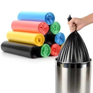 Extra Thick PE Mini Roll-Top Household Trash Bags
