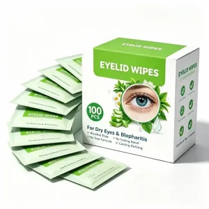 Eyelid Wipes with Tea Tree and Coconut Oil for Itchy Eyes
