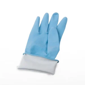 FEIE OEM Cotton Flock Lined Spray Kitchen Dishwashing Household Medium Thickness 50 80g Latex Gloves