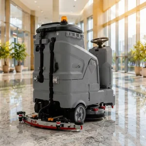 FS-76 Automatic Ride-On Floor Scrubber with Large Water Tank for Factory and Warehouse