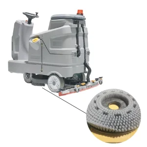 FS56 Electric Ride-On Floor Scrubber Dryer Battery-Powered Commercial Floor Cleaning Machine for Warehouse Mall Factory