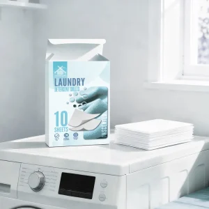 FSC CE Factory Price Custom Packing Eco Friendly Clothes Washing Sheets Travel Detergent Sheet Laundry Strips