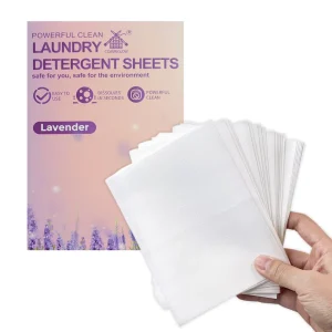 FSC REACH Liquidless Eco Disposable Laundry Detergent Sheets Paraben Free Super Concentrated High Efficiency Detergent Strip