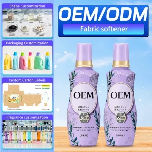 Fabric Softener for Coin Laundry and Family Use Liquid Softener Fresh Scent Clothes Conditioner Machine Wash