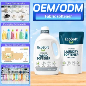 Fabric Softener for Hotel Linen Bath Towels and Family Laundry Liquid Conditioner Fresh Scent Softens Towels Commercial Use