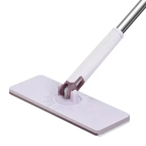 Face Towel Mop 25cm Panel Automatic Cloth Clamping Flat Lazy Clip Floor Scrubber Disposable Wipes Wet Dry Home Bathroom Hardwood