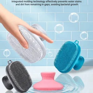 Face Wash Brush Silicone Face Scrubber Deep Cleaning Face Washing Brush Soft Square Facial Cleansing Brush