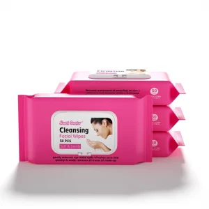 Facial Cleansing Hydrating Wipes Cleanse Skin Remove Makeup Nourish Skin 50 Count Facial Cleansing Wipes