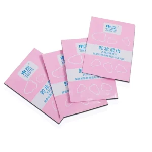 Facial Cleansing Wipes Removes Makeup Mascara Dirt and Oil Disposable Extractable Wet Tissue
