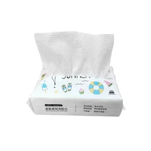Facial Cotton Tissue 100% Soft Dry Wipes Dry and Wet Use Pure Cotton Wipe Cleansing Face Towels for Sensitive Skin