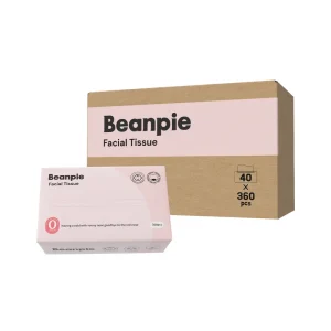 Facial Tissue Gentle Hypoallergenic Unscented Ultra Soft Customizable for Daily Face Cleaning and Personal Care Use