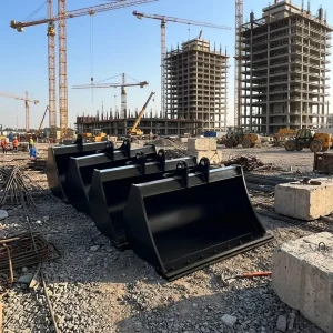 Factory 1000mm/1200mm Width Excavator Garding Mud Bucket for Mini Excavator Ditch Cleaning